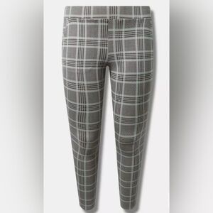 Torrid Gray Checkered Leggings